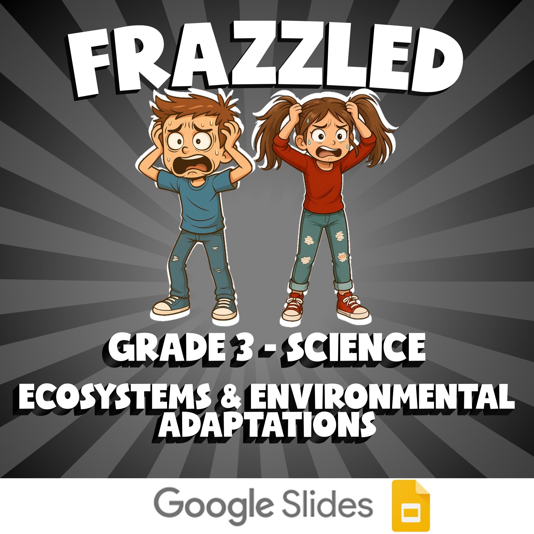 Ecosystems & Environmental Adaptations FRAZZLED Science Game - No Prep Grade 3