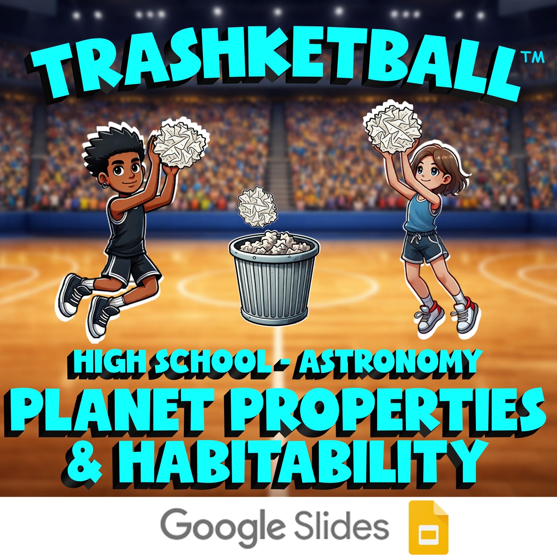 Planet Properties & Habitability TRASHKETBALL Science Game - No Prep Astronomy