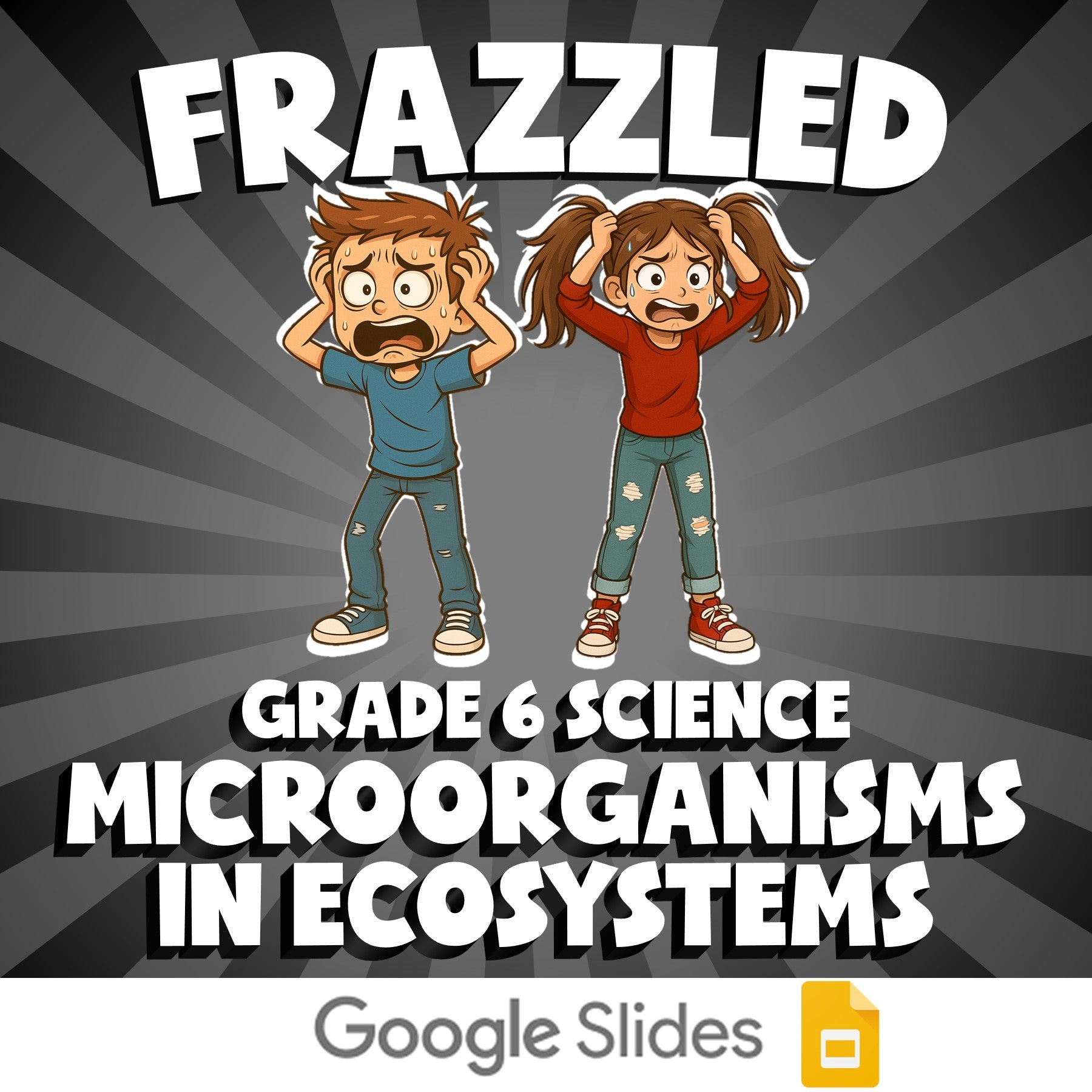 Microorganisms in Ecosystems FRAZZLED Science Game - No Prep Grade 6 Review
