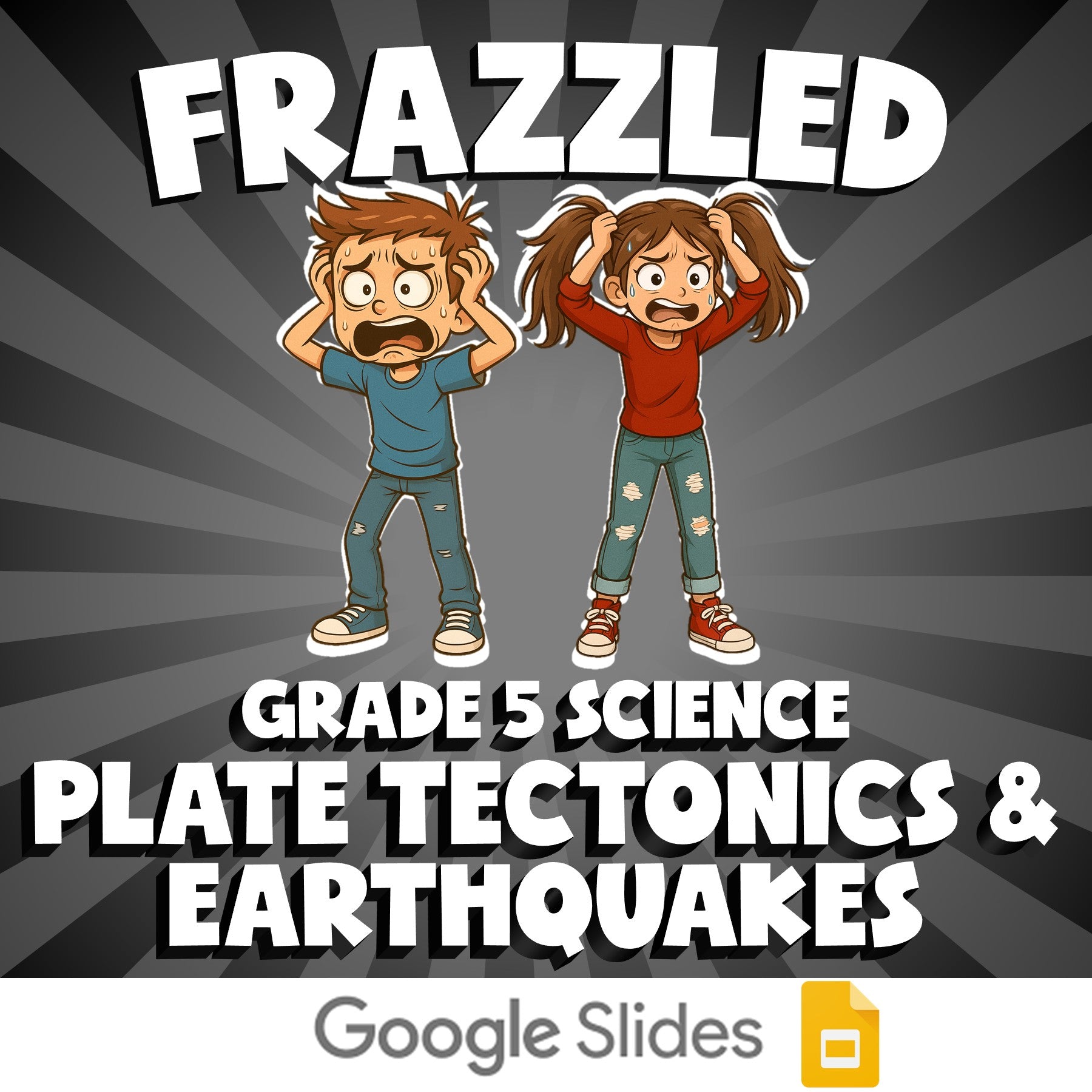 Plate Tectonics & Earthquakes FRAZZLED Science Game - No Prep Grade 5 Review