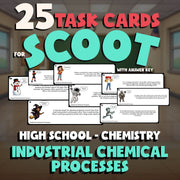 Industrial Chemical Processes SCOOT TASK CARDS Science Game - No Prep Chemistry
