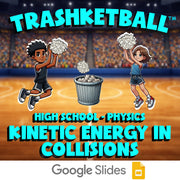 Kinetic Energy in Collisions TRASHKETBALL Science Game - No Prep Physics Review