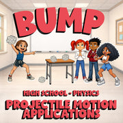 Projectile Motion Applications BUMP Science Game - No Prep Physics Review
