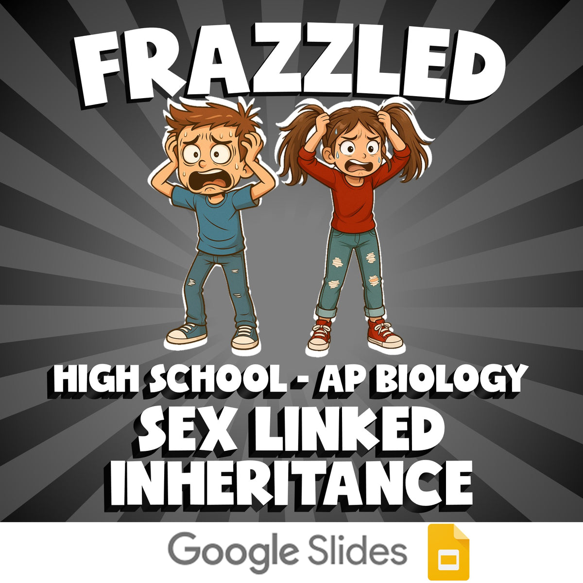 Sex Linked Inheritance FRAZZLED Science Game - No Prep AP Biology Review