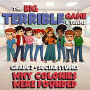 Why Colonies Were Founded BIG TERRIBLE GAME - No Prep Grade 3 Socials Review
