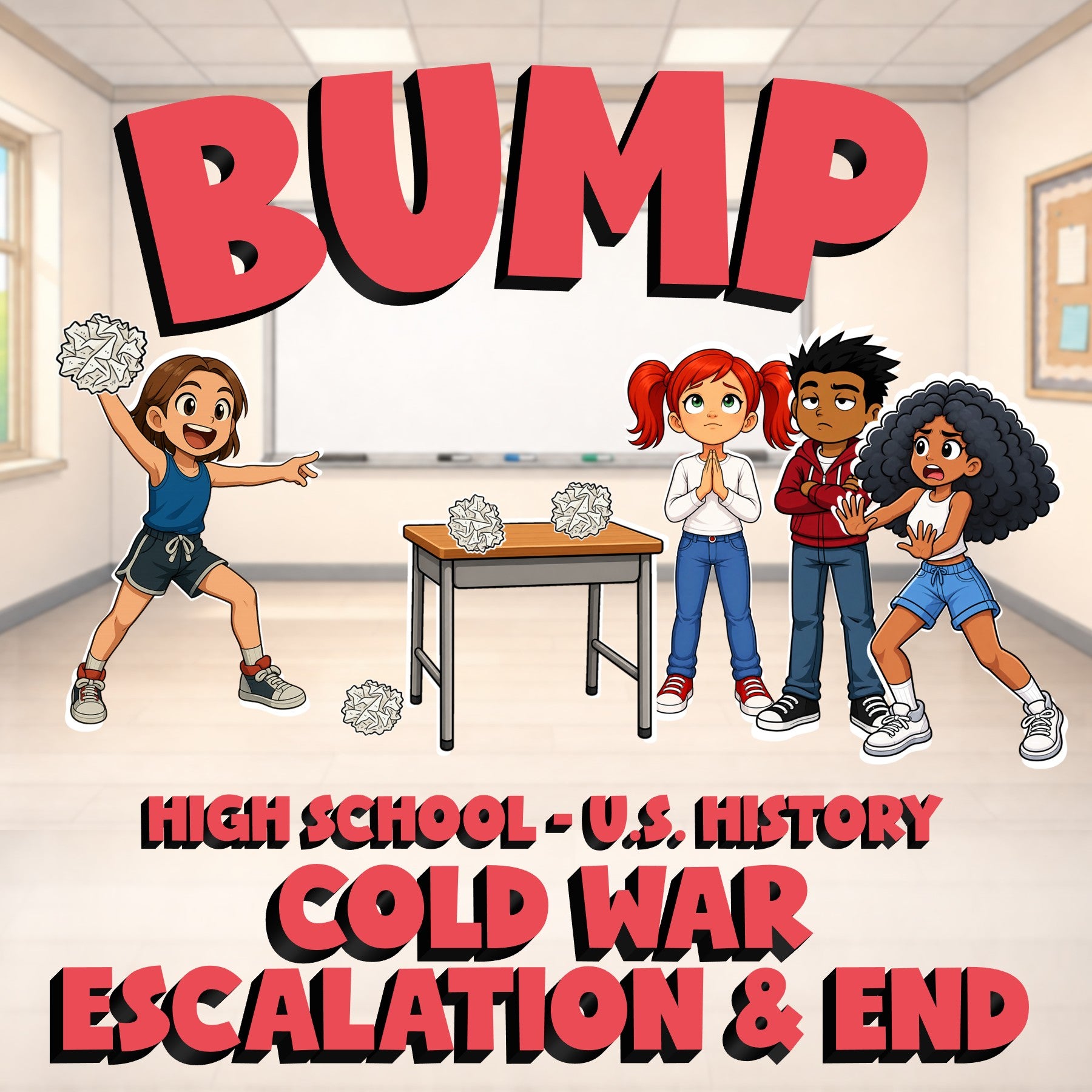 Cold War Escalation & End BUMP U.S. History Game - No Prep Review Activity