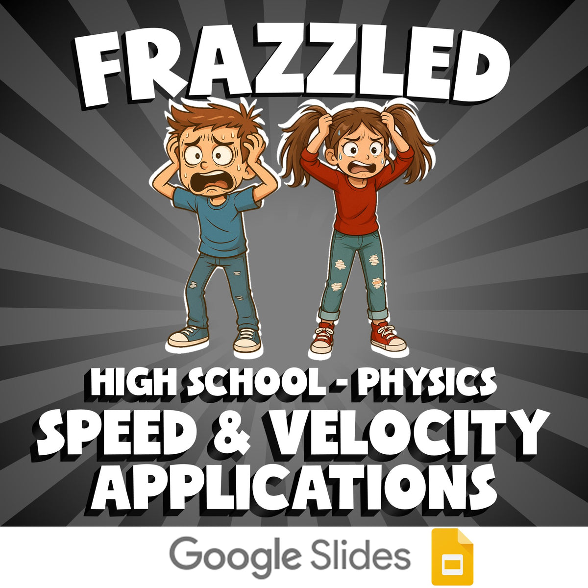 Speed & Velocity Applications FRAZZLED Science Game - No Prep Physics Review