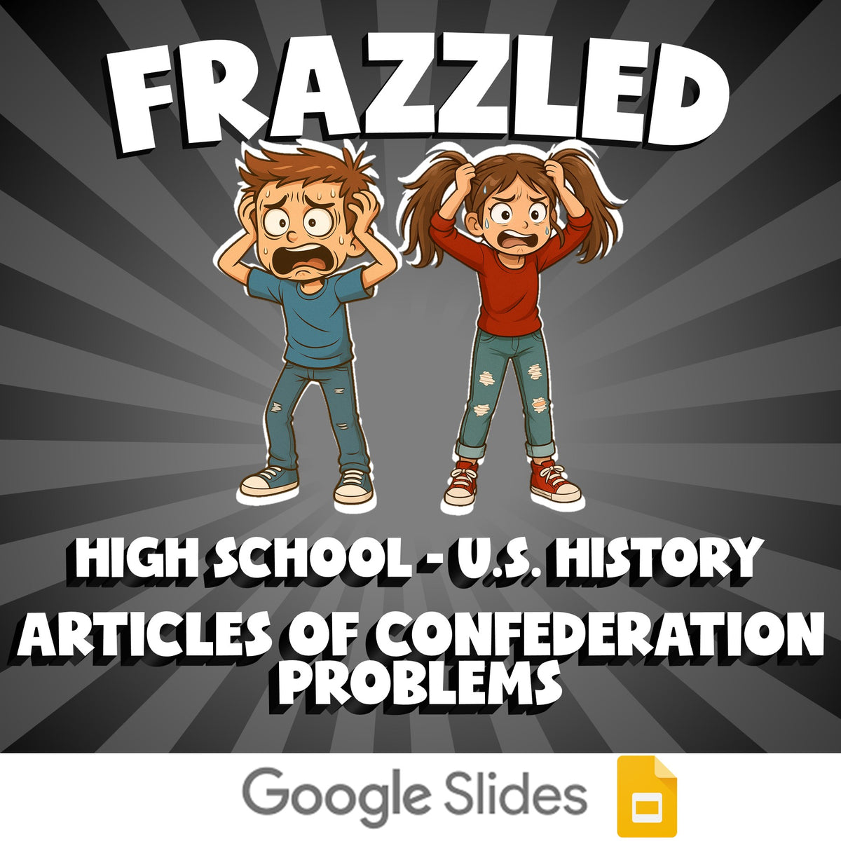 Articles of Confederation Problems FRAZZLED U.S. History Game - No Prep Review