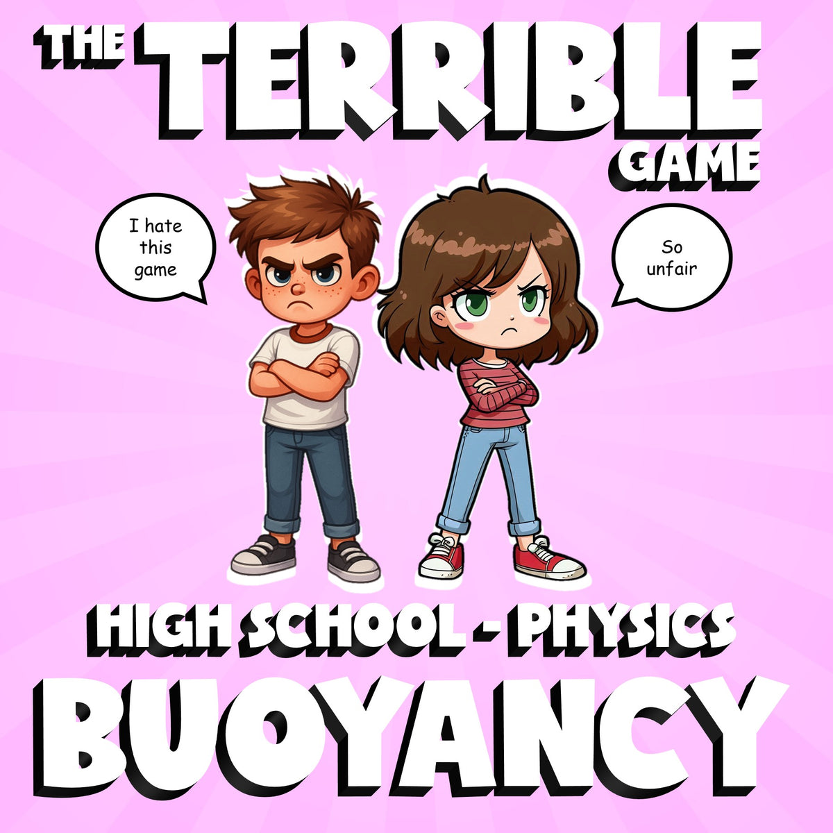 Buoyancy THE TERRIBLE GAME - No Prep Physics Science Review Activity