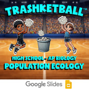 Population Ecology TRASHKETBALL Science Game - No Prep AP Biology Review