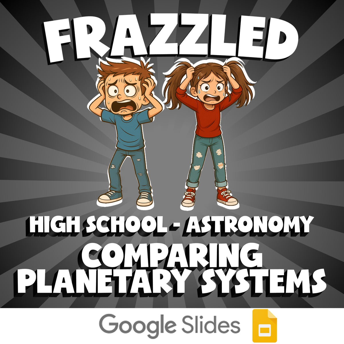 Comparing Planetary Systems FRAZZLED Science Game - No Prep Astronomy Review