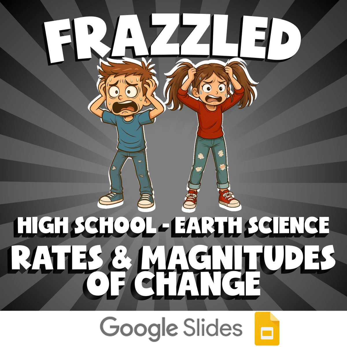 Rates & Magnitudes of Change FRAZZLED Game - No Prep Earth Science Review