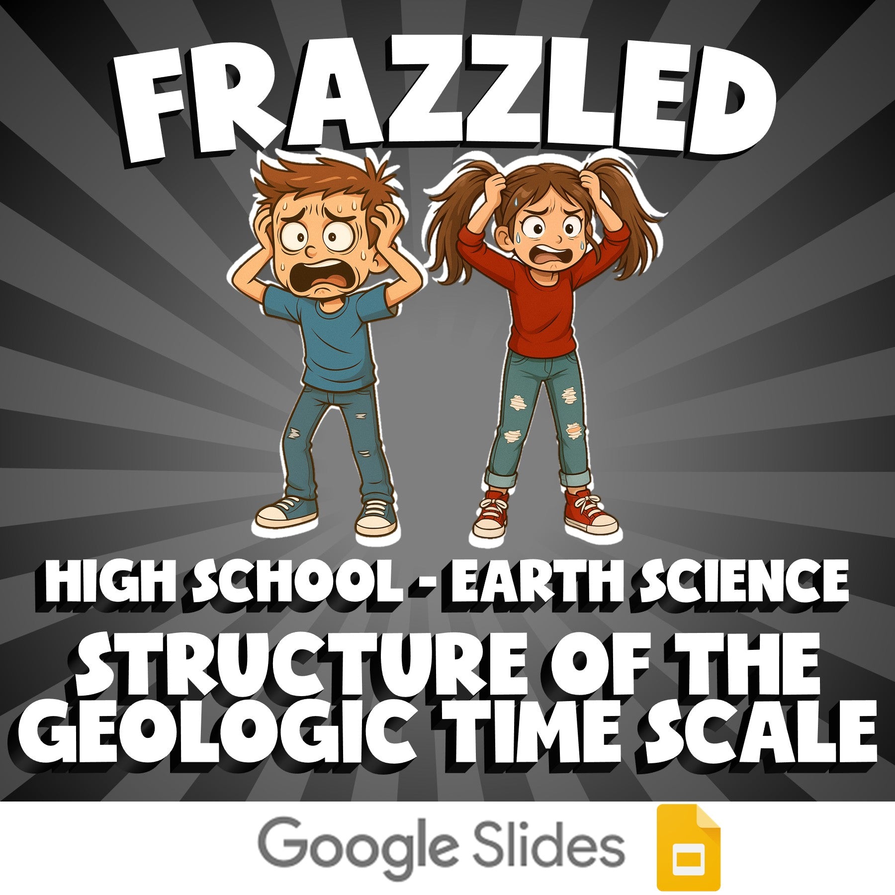 Structure of the Geologic Time Scale FRAZZLED Game - No Prep Earth Science