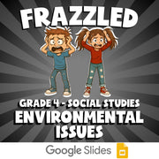 Environmental Issues FRAZZLED Socials Game - No Prep Grade 4 Review Activity