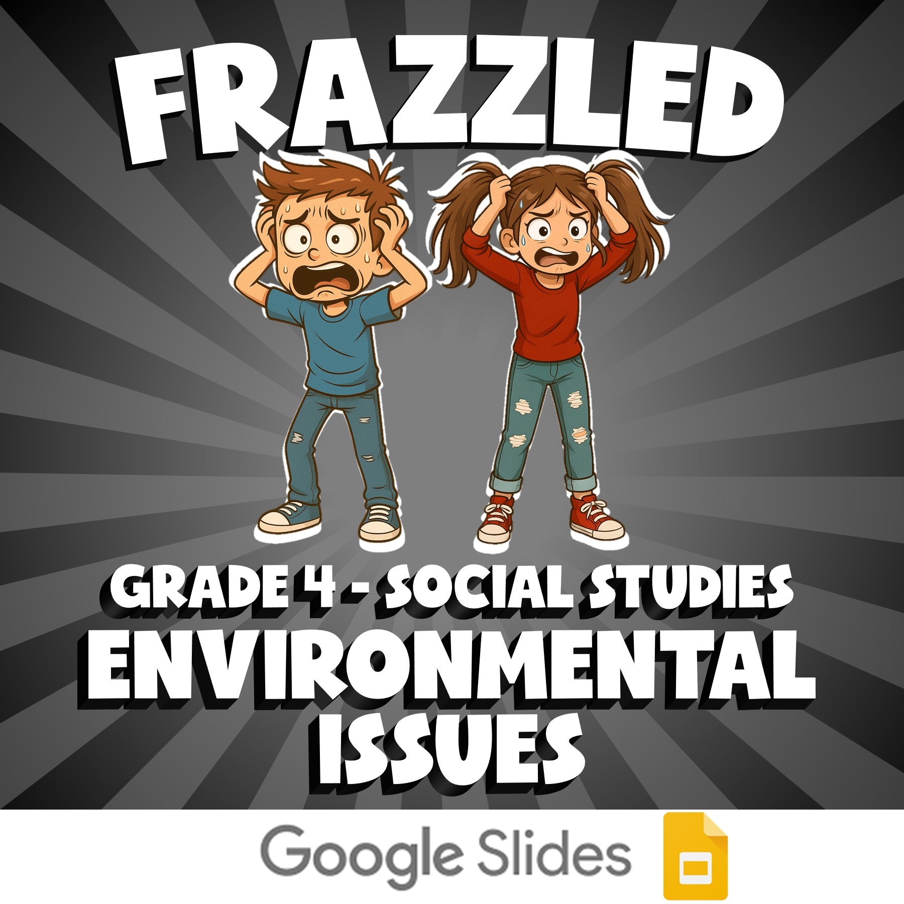 Environmental Issues FRAZZLED Socials Game - No Prep Grade 4 Review Activity