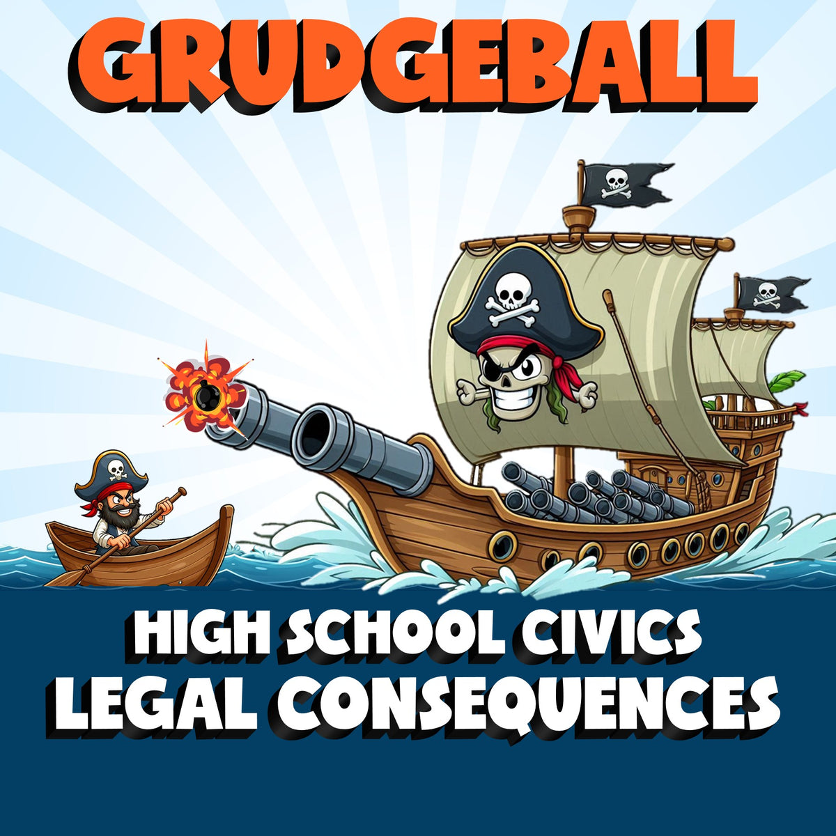 Legal Consequences GRUDGEBALL Civics Game - No Prep Review Activity