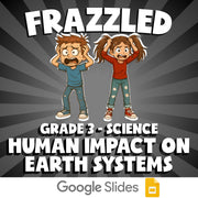 Human Impact on Earth Systems FRAZZLED Science Game - No Prep Grade 3 Review