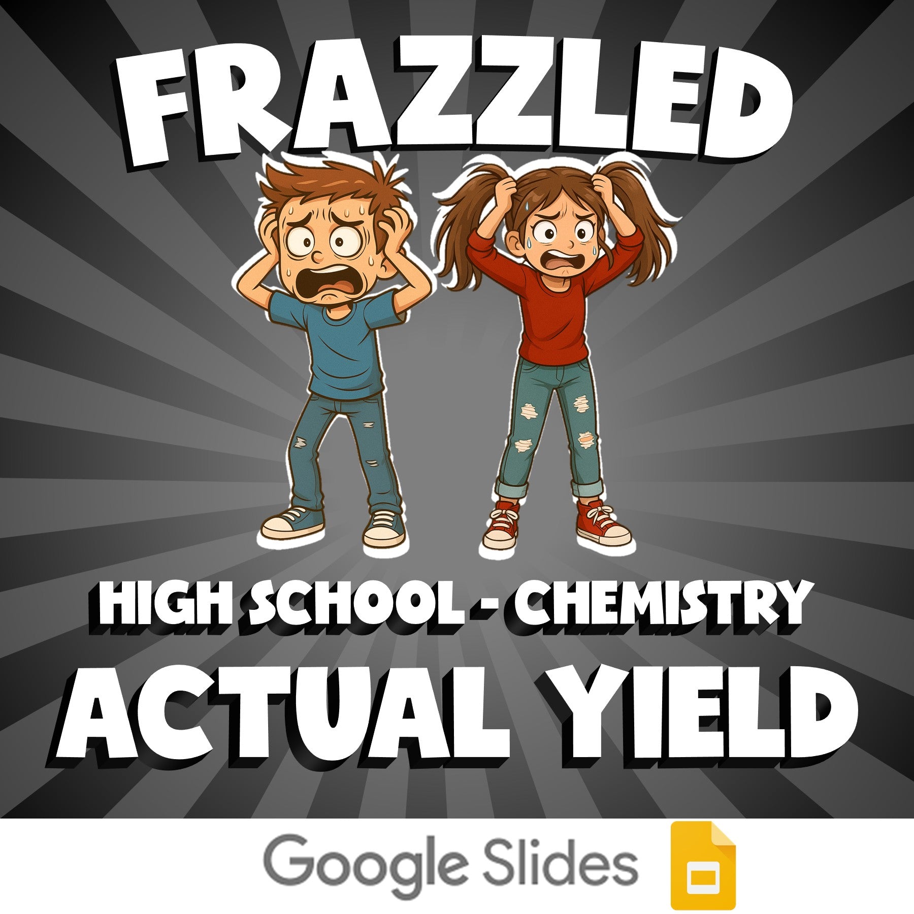 Actual Yield FRAZZLED Science Game - No Prep Chemistry Review Activity