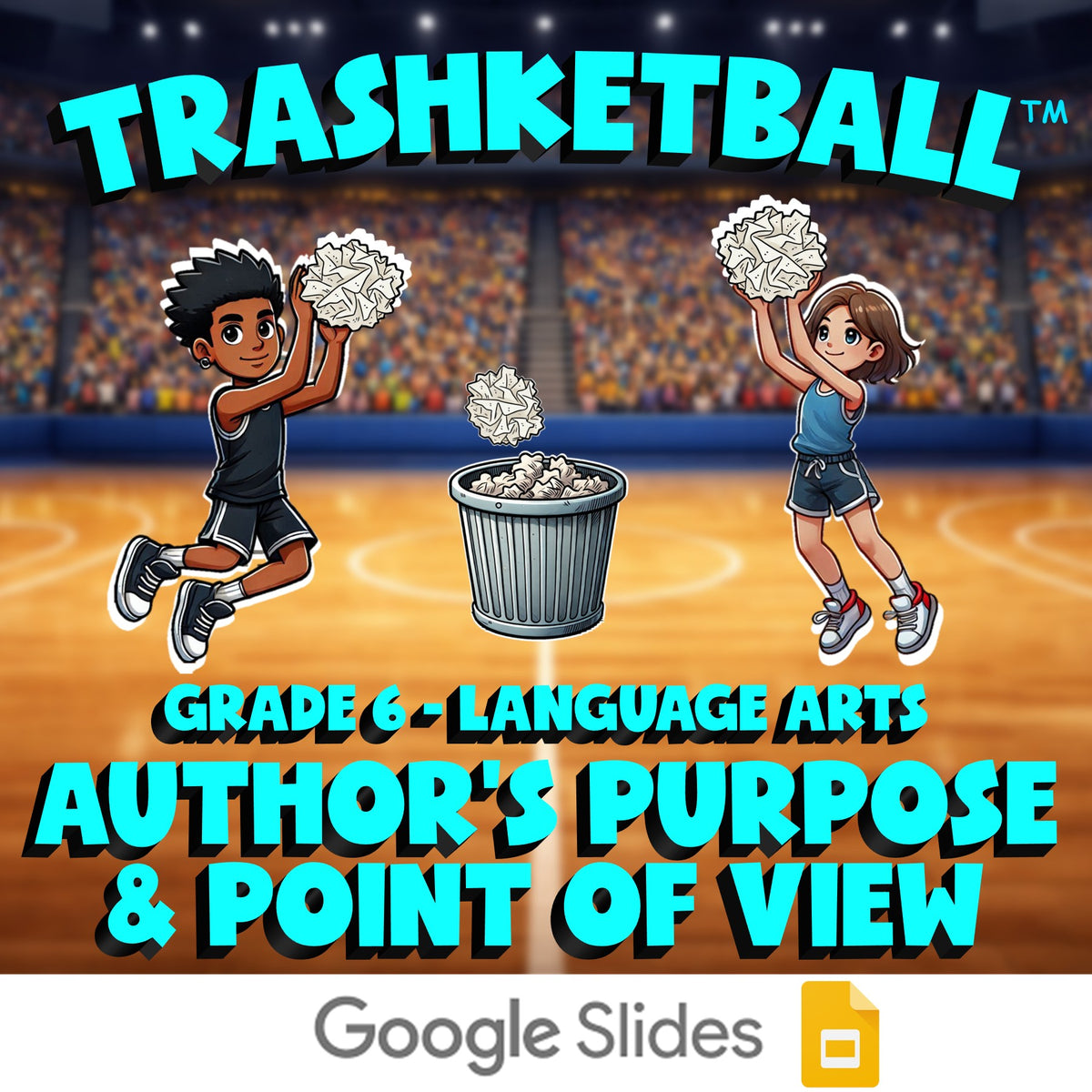 Author’s Purpose & Point of View TRASHKETBALL ELA Game - No Prep Grade 6 Review