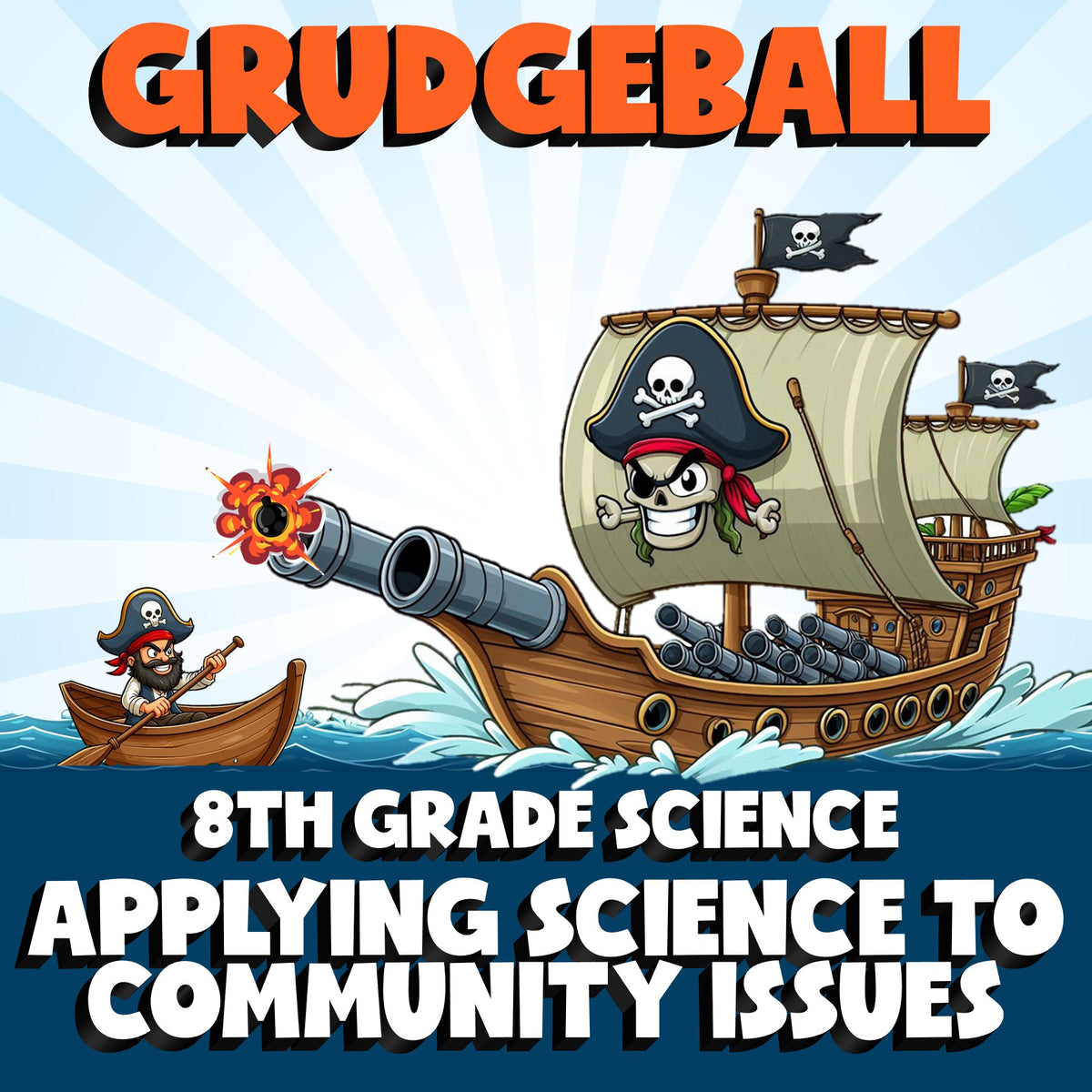 Applying Science To Community Issues GRUDGEBALL Science Game - No Prep Grade 8