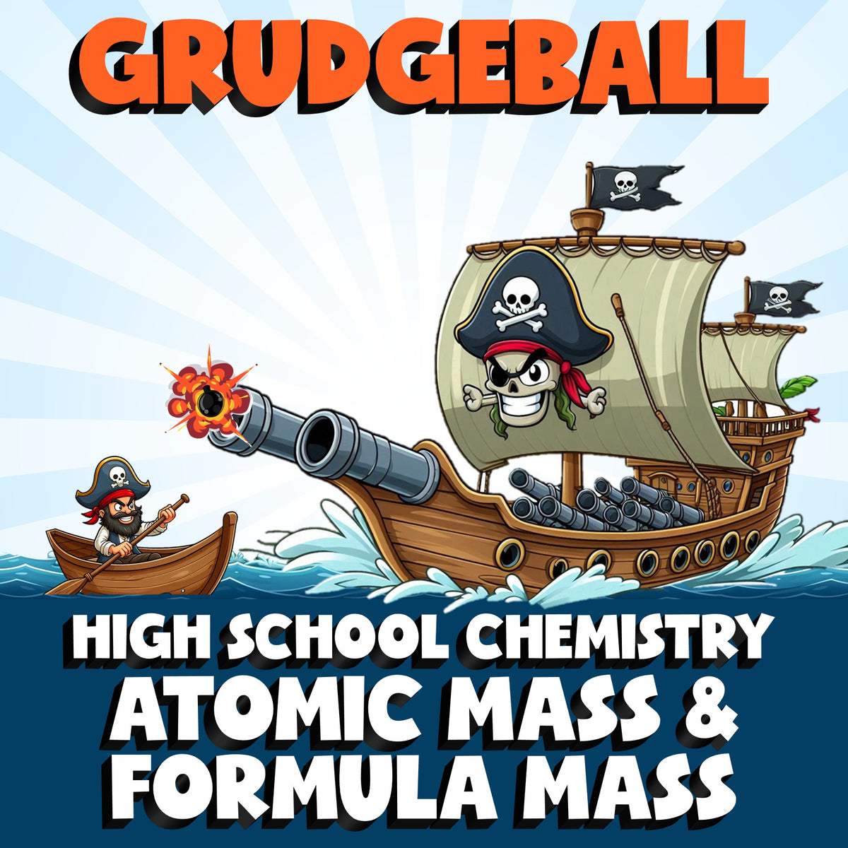 Atomic Mass & Formula Mass GRUDGEBALL Science Game - No Prep Chemistry Review