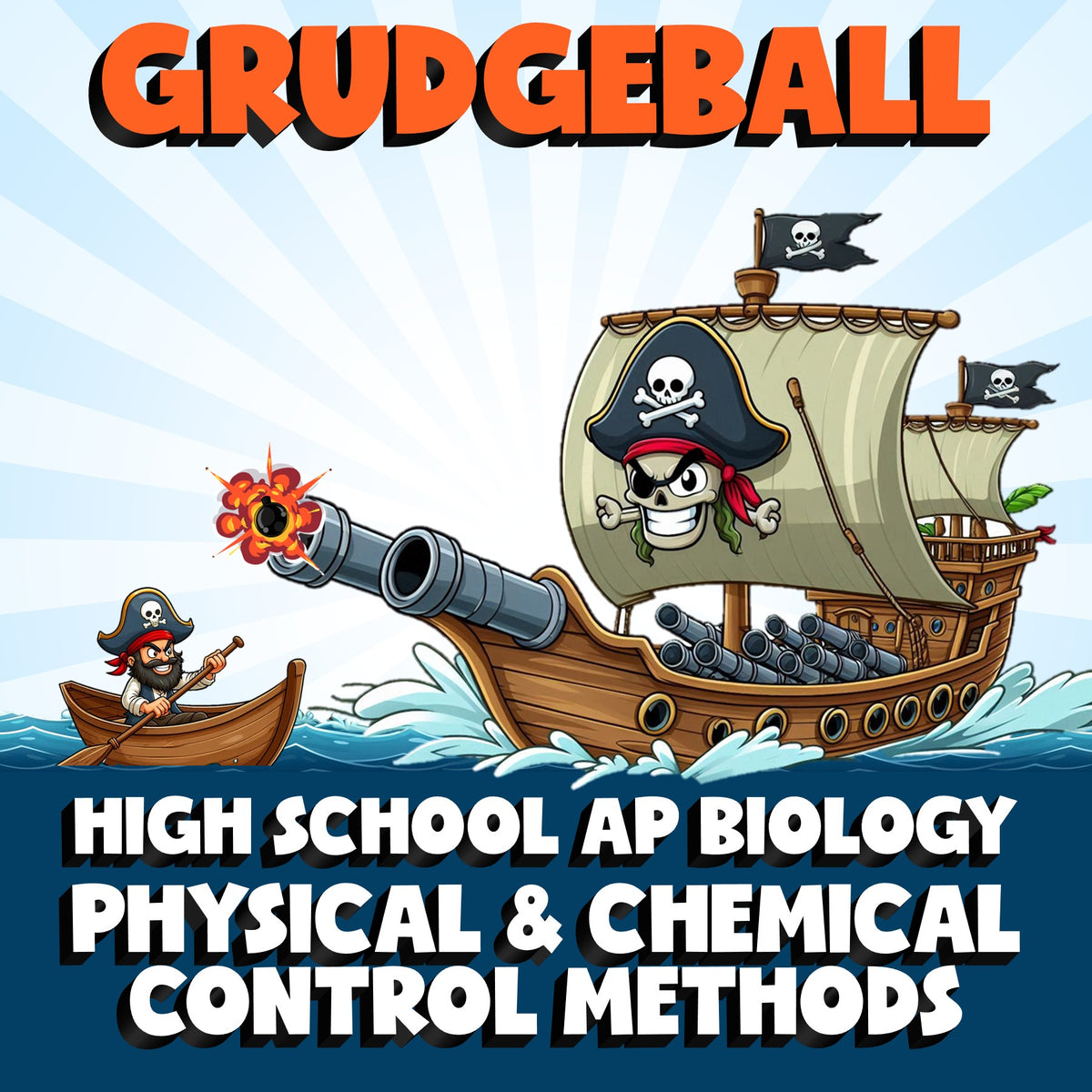 Physical & Chemical Control Methods GRUDGEBALL Science Game - No Prep AP Biology