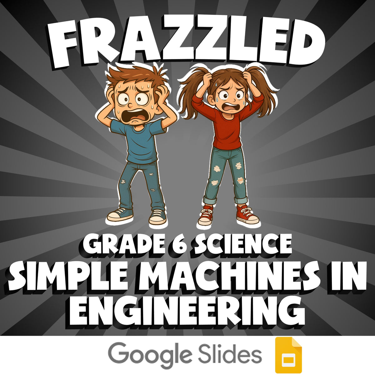 Simple Machines in Engineering FRAZZLED Science Game - No Prep Grade 6 Review