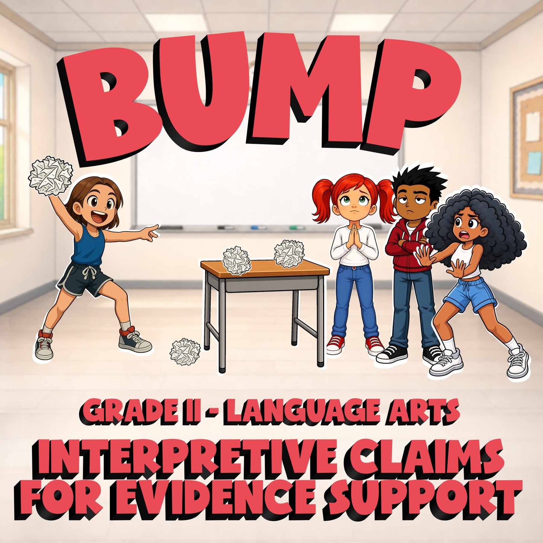 Interpretive Claims for Evidence Support BUMP ELA Game - No Prep Grade 11 Review
