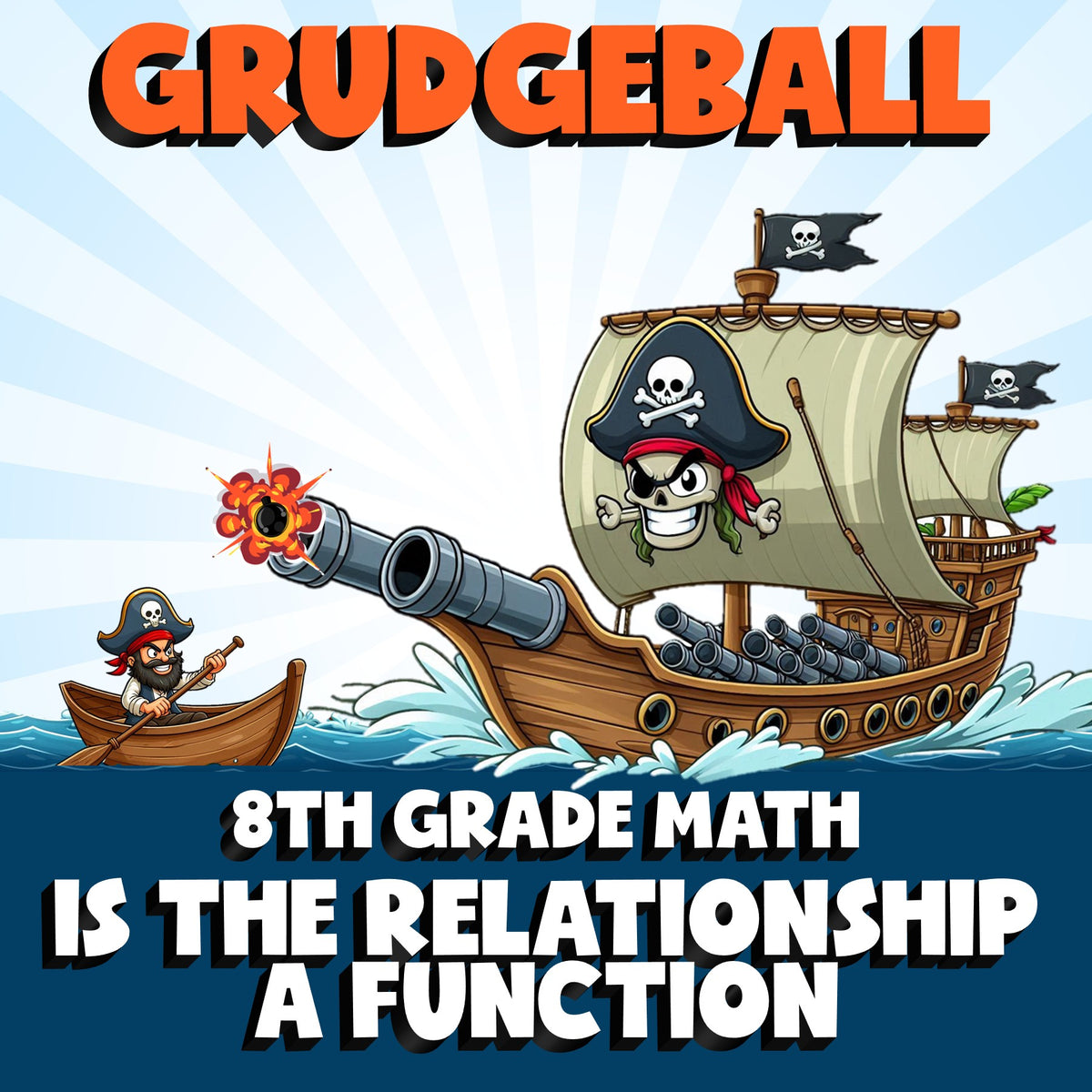 Is the Relationship a Function GRUDGEBALL Math Game - No Prep Grade 8 Review