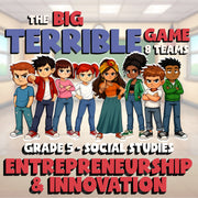 Entrepreneurship & Innovation BIG TERRIBLE GAME - No Prep Grade 5 Socials Review