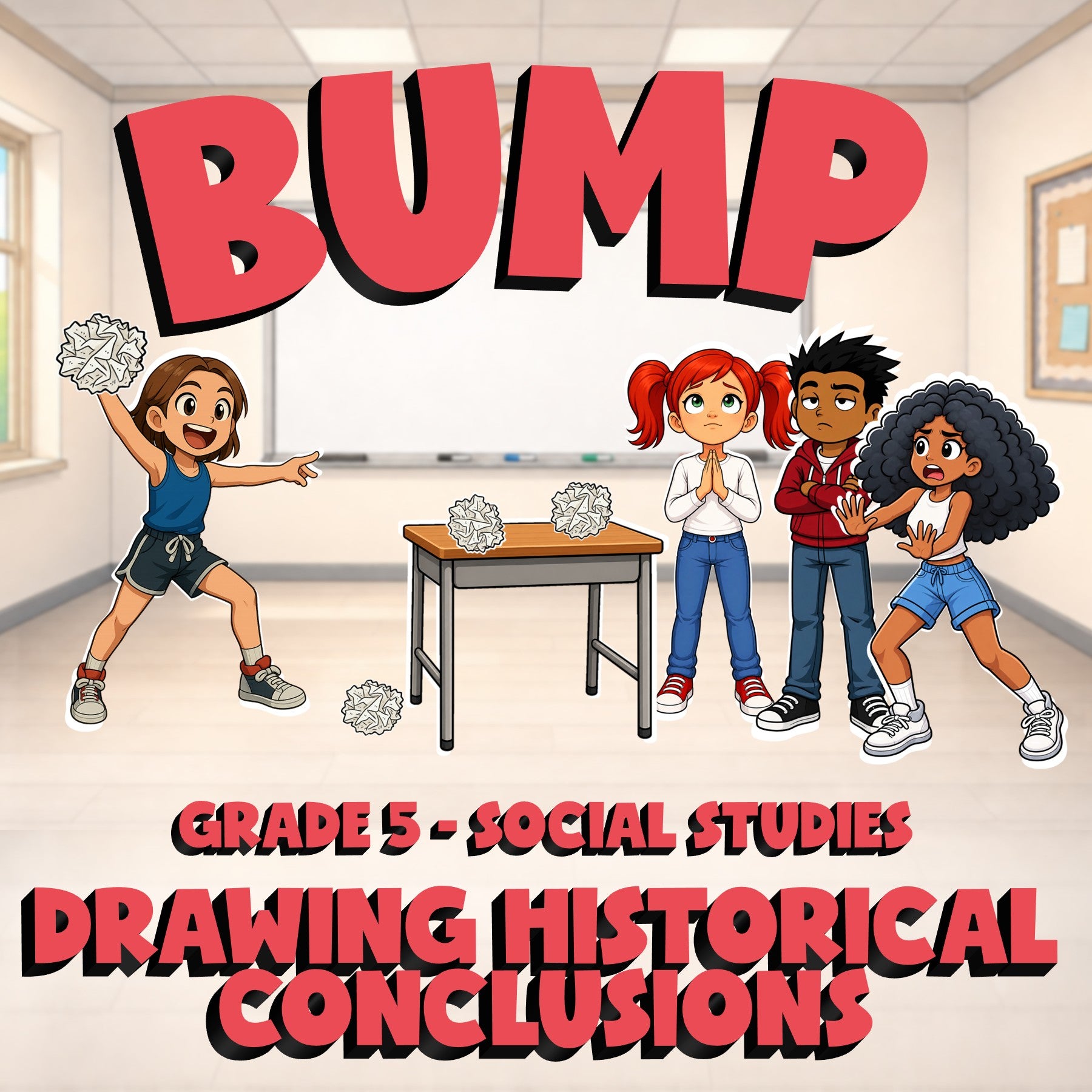 Drawing Historical Conclusions BUMP Socials Game - No Prep Grade 5 Review