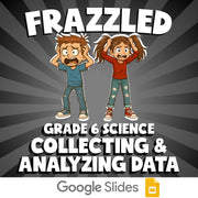 Collecting & Analyzing Data FRAZZLED Science Game - No Prep Grade 6 Review