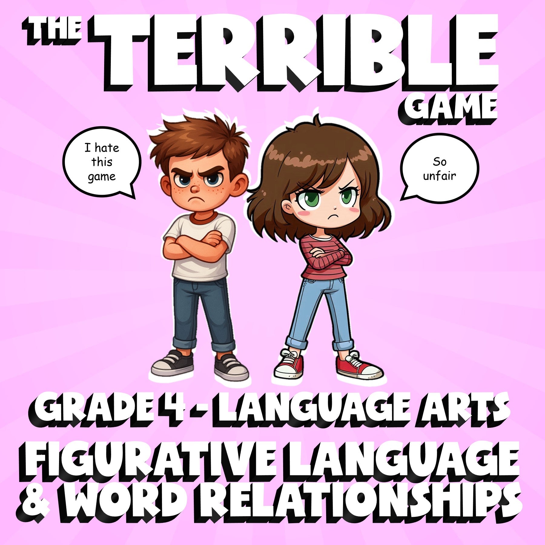Figurative Language & Word Relationships THE TERRIBLE GAME - Grade 4 ELA Review