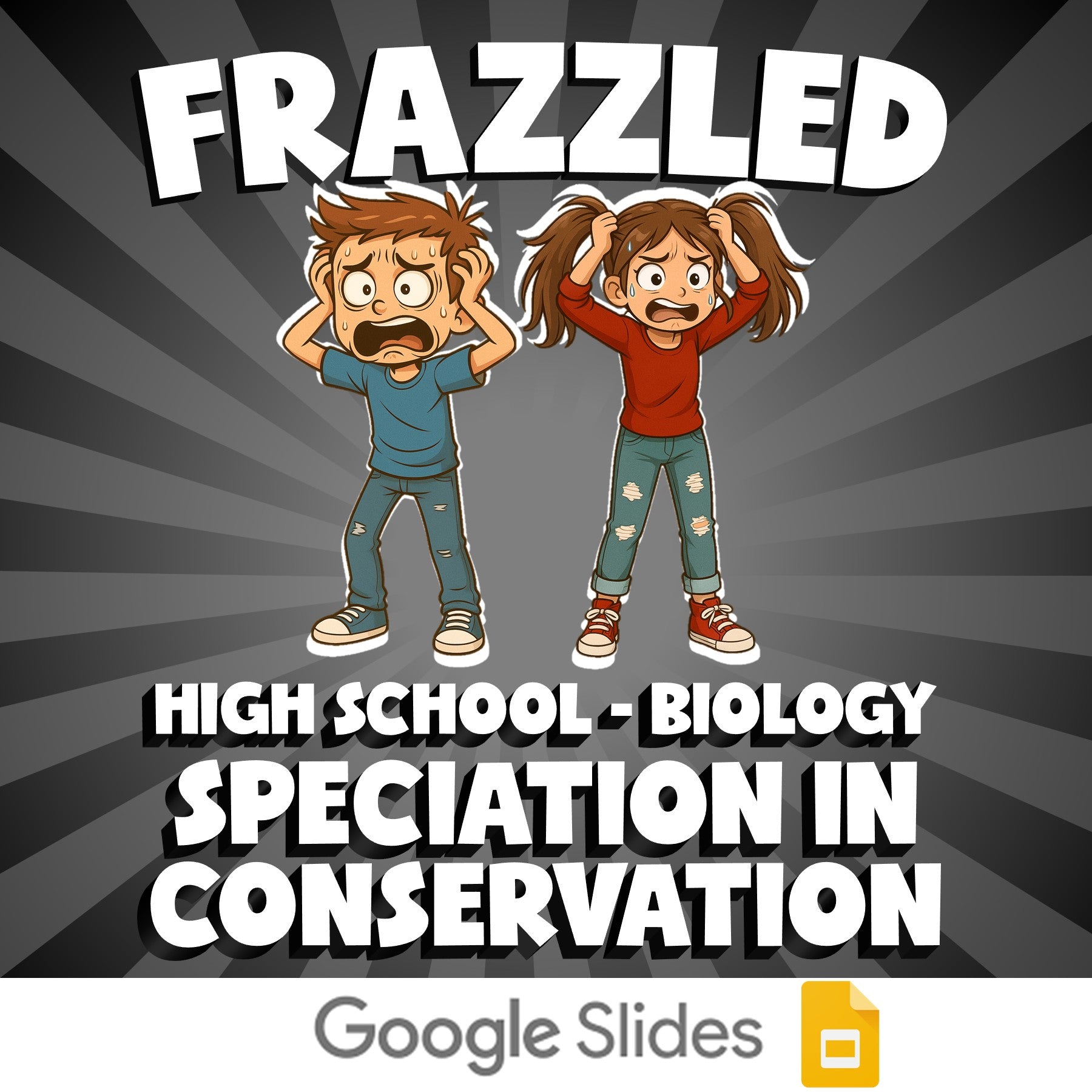 Speciation in Conservation FRAZZLED Science Game - No Prep Biology Review