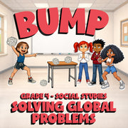 Solving Global Problems BUMP Socials Game - No Prep Grade 4 Review Activity
