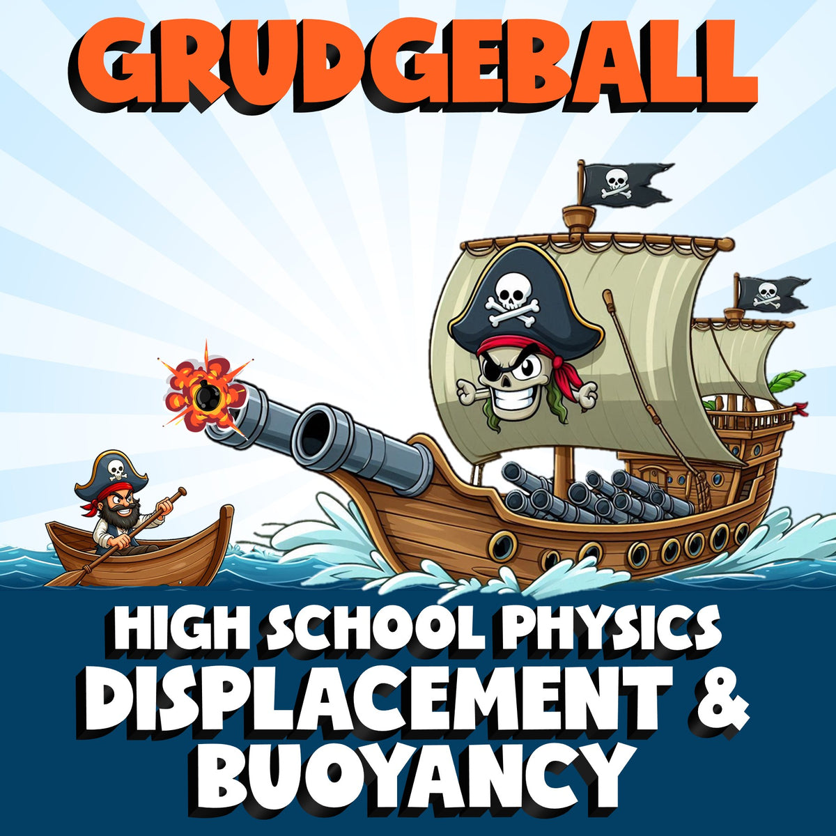 Displacement & Buoyancy GRUDGEBALL Science Game - No Prep Physics Review