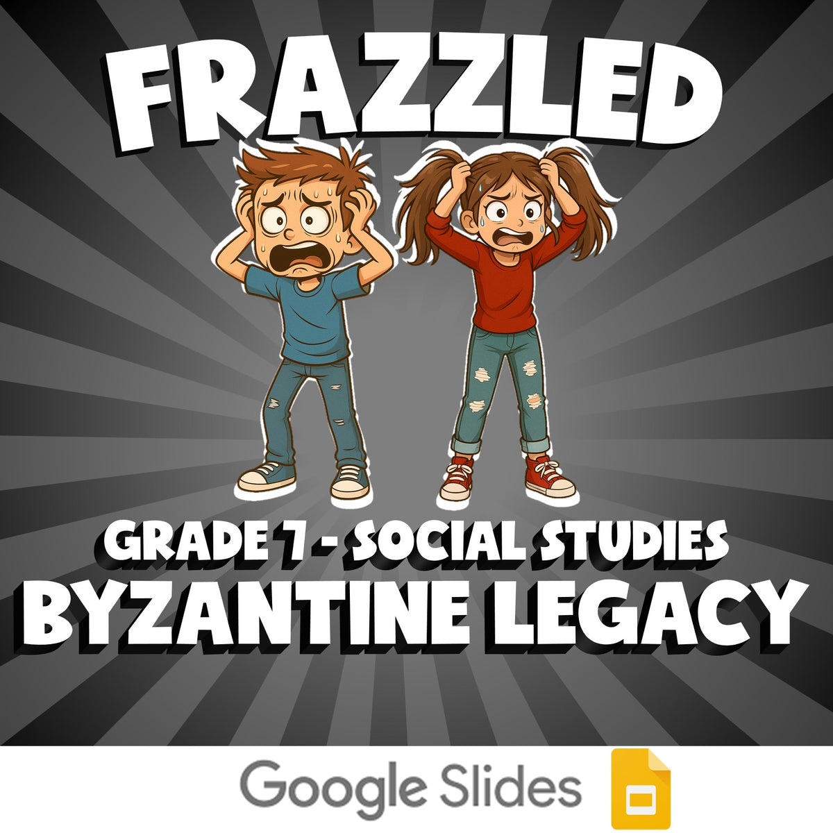 Byzantine Legacy FRAZZLED Socials Game - No Prep Grade 7 Review Activity