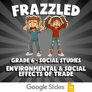 Environmental & Social Effects of Trade FRAZZLED Socials Game - No Prep Grade 6