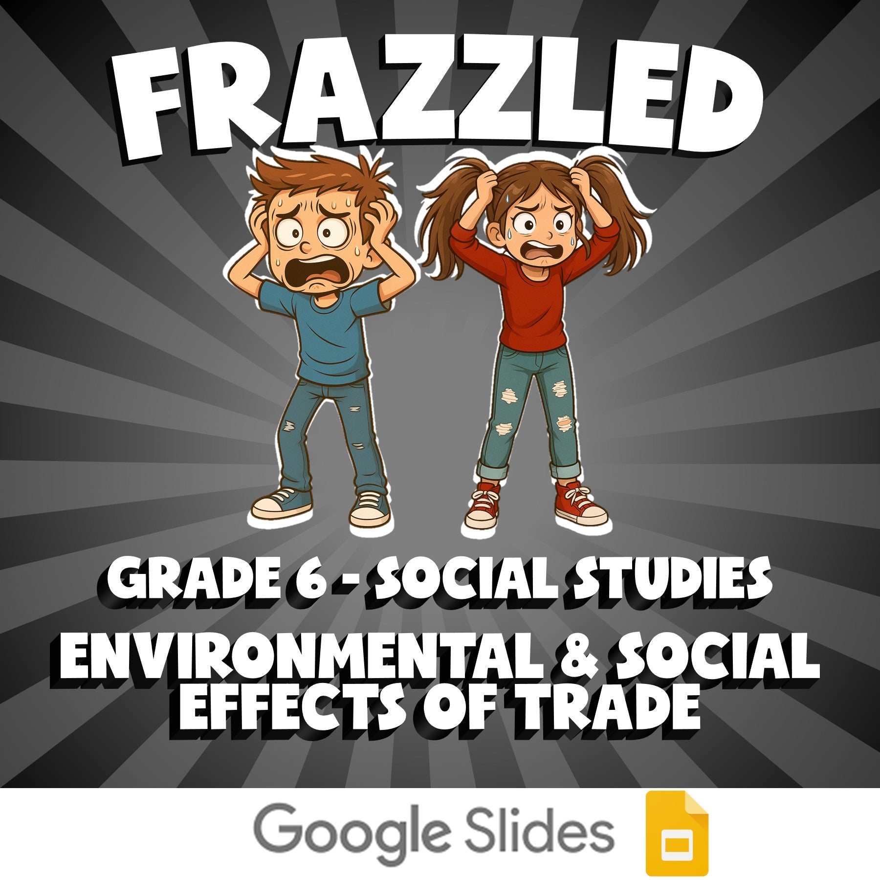 Environmental & Social Effects of Trade FRAZZLED Socials Game - No Prep Grade 6