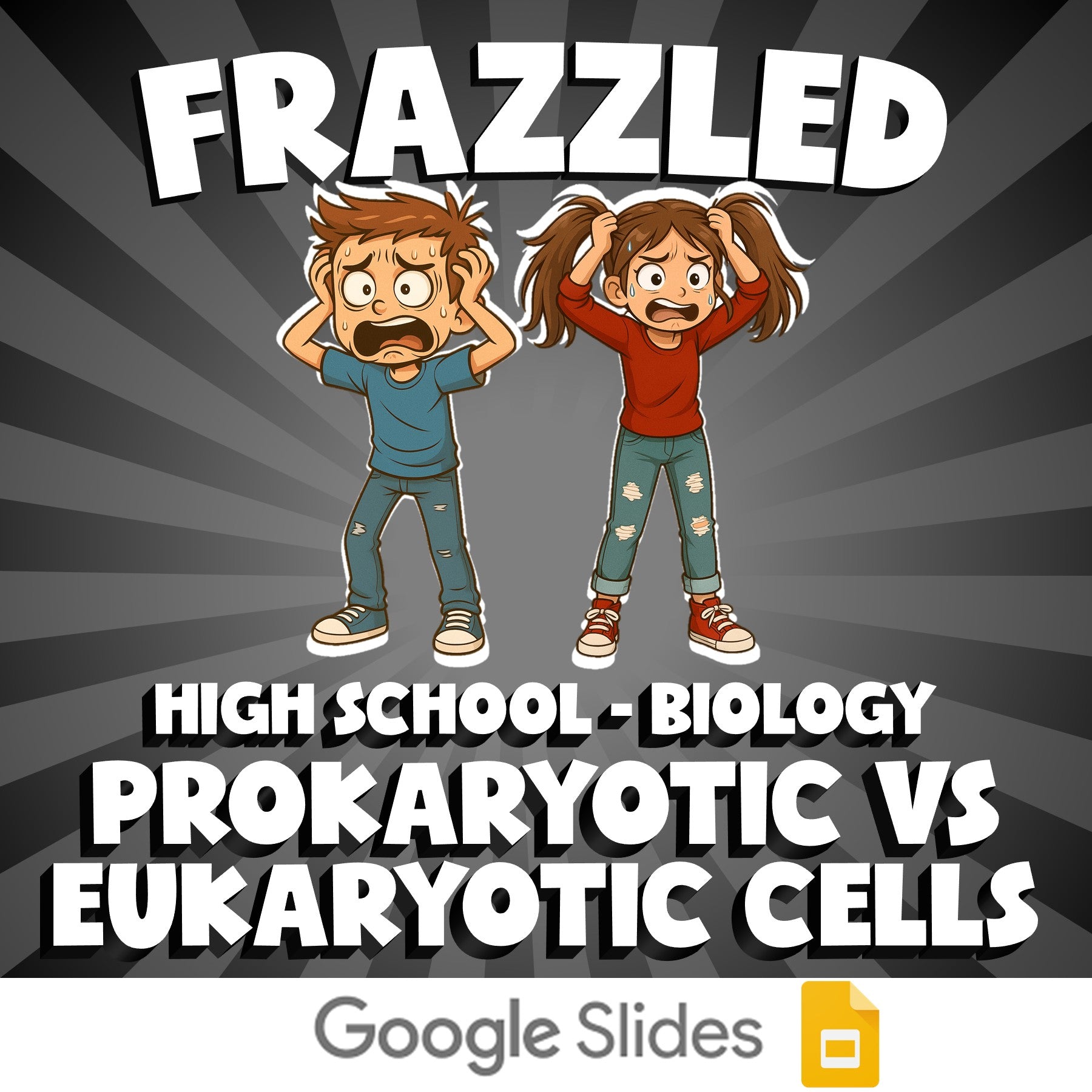 Prokaryotic vs Eukaryotic Cells FRAZZLED Science Game - No Prep Biology Review