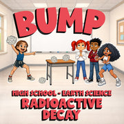 Radioactive Decay BUMP Game - No Prep Earth Science Review Activity