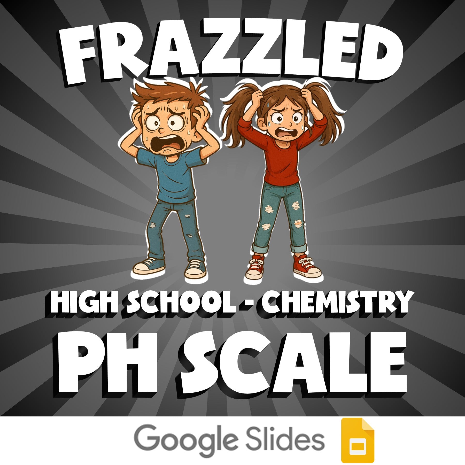 pH Scale FRAZZLED Science Game - No Prep Chemistry Review Activity