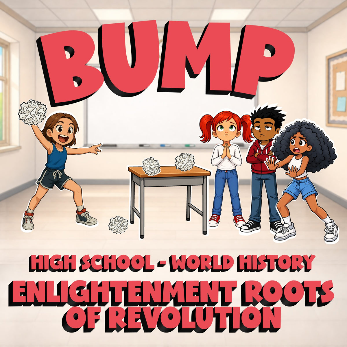 Enlightenment Roots of Revolution BUMP Game - No Prep World History Review