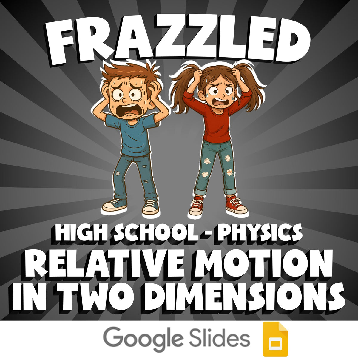 Relative Motion in Two Dimensions FRAZZLED Science Game - No Prep Physics Review