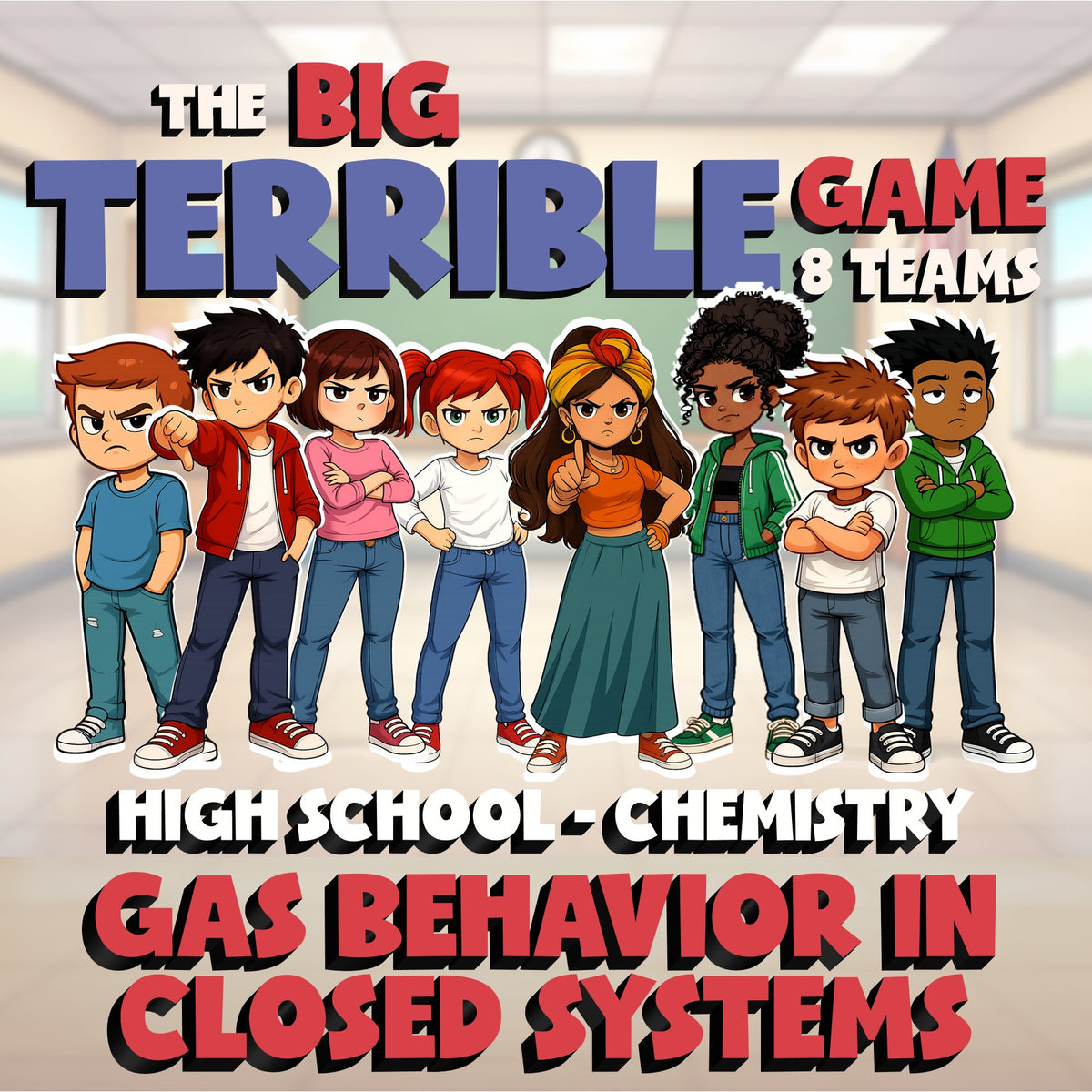 Gas Behavior in Closed Systems BIG TERRIBLE GAME - Chemistry Science Review