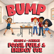 Fossil Fuels & Energy Use BUMP Science Game - No Prep Grade 6 Review Activity