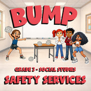 Safety Services BUMP Socials Game - No Prep Grade 3 Review Activity