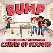 Causes of Seasons BUMP Science Game - No Prep Astronomy Review Activity