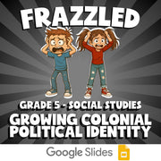 Growing Colonial Political Identity FRAZZLED Socials Game - No Prep Grade 5