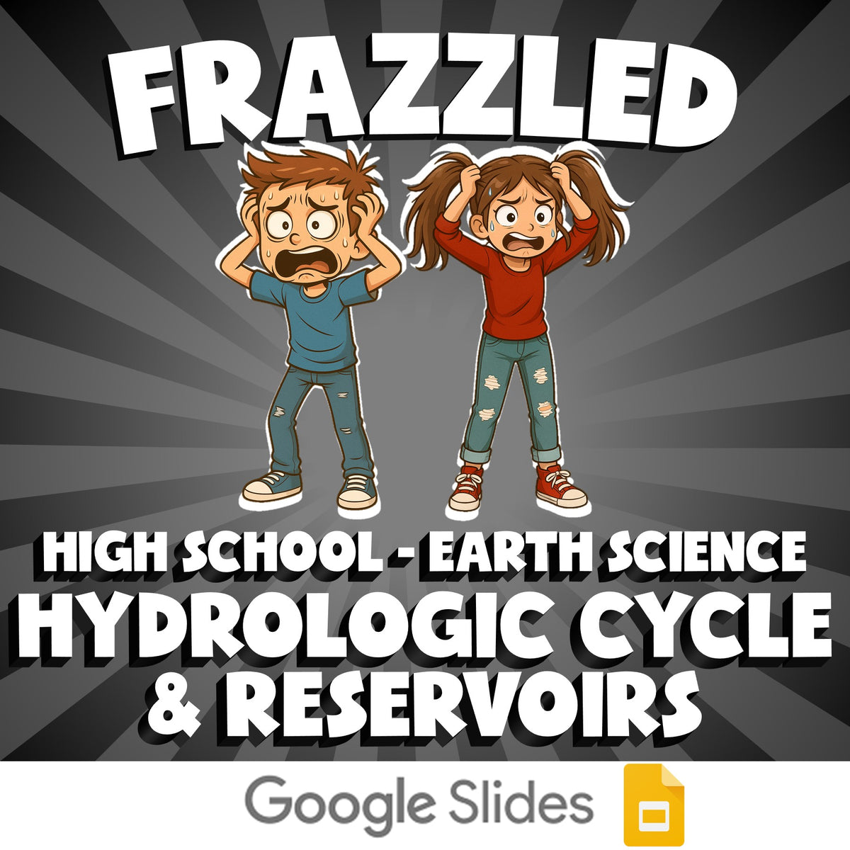 Hydrologic Cycle & Reservoirs FRAZZLED Game - No Prep Earth Science Review